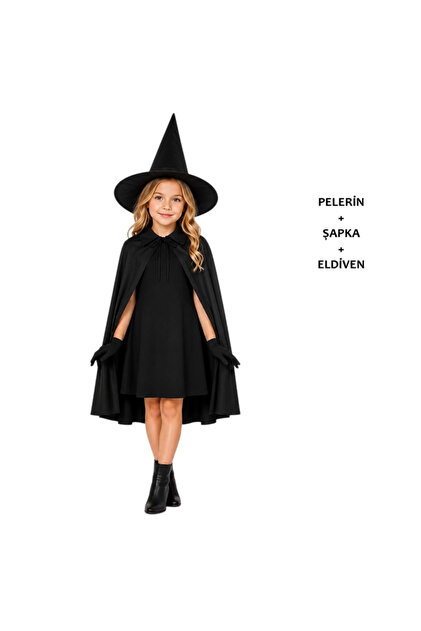 Set de petrecere a vrăjitoarelor de Halloween pentru copii