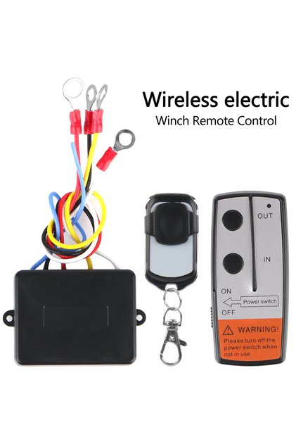 24V 12V Winch Remote Control For Jeep Off-road 4x4 ATV Truck Trailer Cordless Controller 2 Buttons K