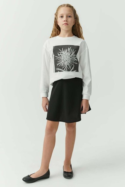 Girl's Soft Textured Skirt