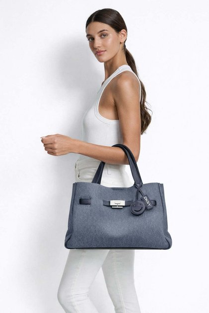 BRYAR LARGE SATCHEL-DEN - DENIM-N/S