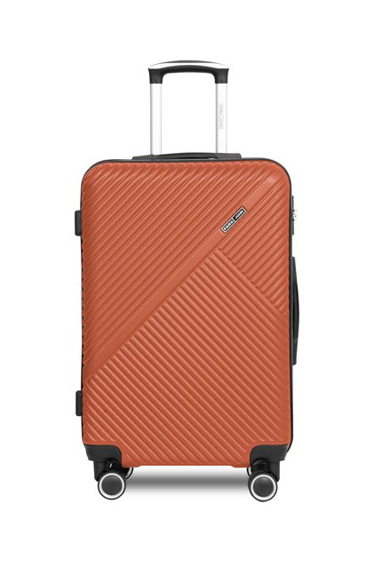 حقيبة سفر Aurora Checked-In Luggage متوسطة الحجم (24 بوصة) من مادة ABS الصلبة مع 4 عجلات دوارة وقفل