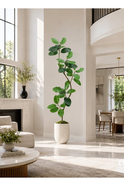 180cm Green Diamond Fake Plant, Large Leaf Green Diamond