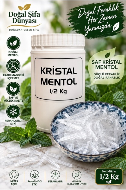 Kristal Mentol Premium 500 Gr