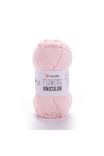 Flowers Unicolor - Hand Knitting Thread Candy Pink-733