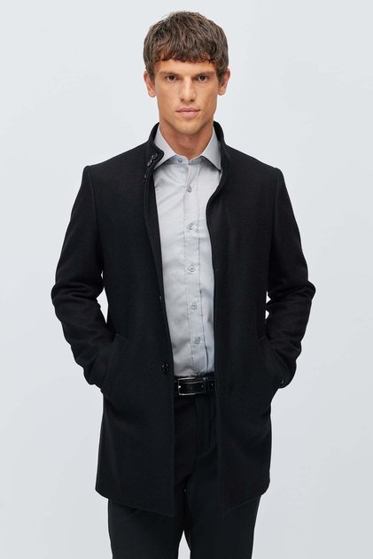 Men's Judge Collar Short Coat