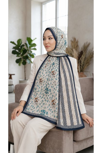 Patterned Soft Shawl - 008