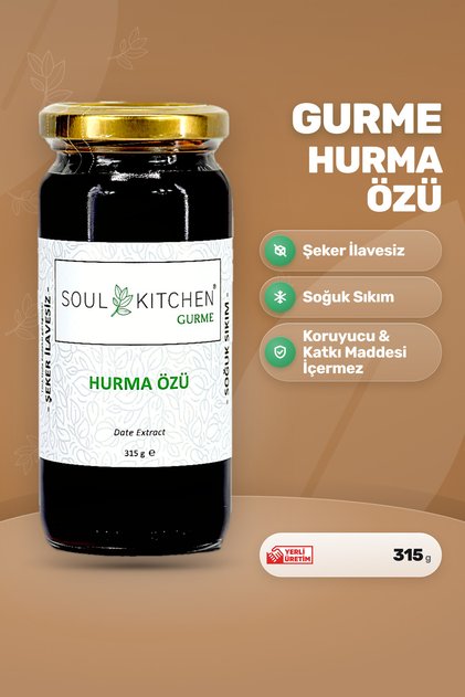 Hurma Özü Soğuk Sıkım Şeker İlavesiz Katkısız 315 g