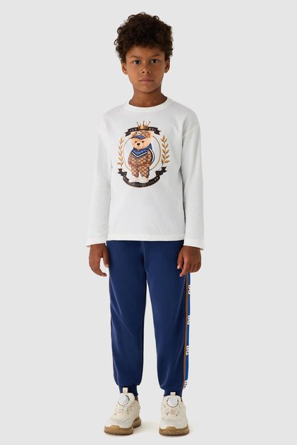 Erkek Çocuk Beyaz Tshirt