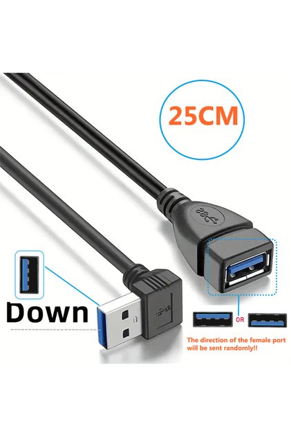 down 1PCS Short USB 3.0 Extension Cable up to 5Gbps USB 3.0 Male to Female Cord Extension USB 3.0 Po