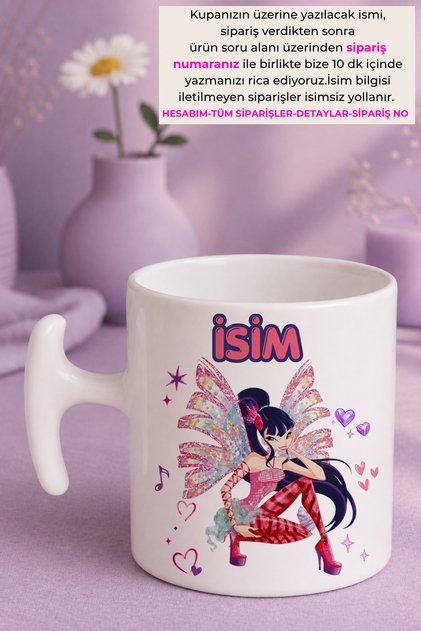 İsme Özel, Winx Miusa (Musa) Kupa Bardak