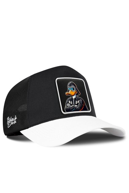Duckside Logo White-Black Trucker Hat