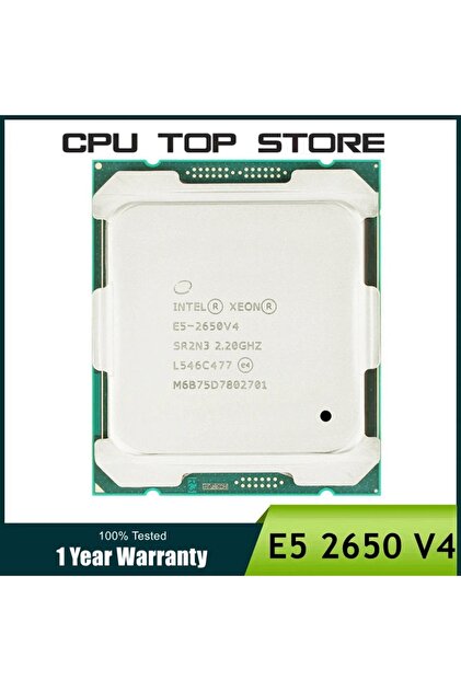 Intel Intel Xeon E5 2650 V4 2650V4 SR2N3 2.2GHz 12-Core 24-Thread LGA 2011-3 cpu processor
