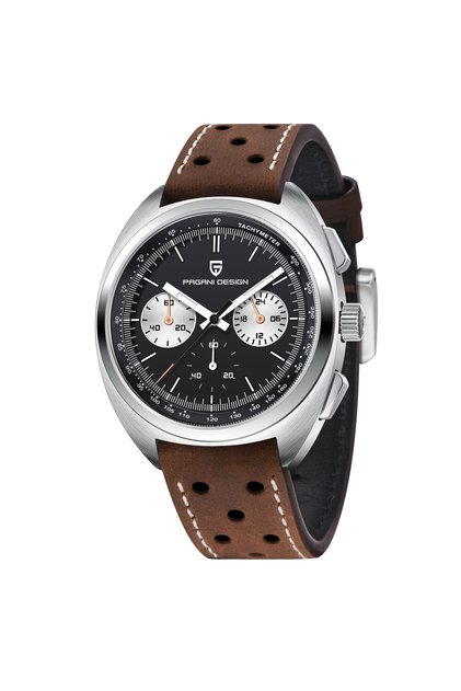Yes Black V2 PAGANI DESIGN Men's Watches Retro Sport Panda dial Quartz Watch Men Stainless steel Tur