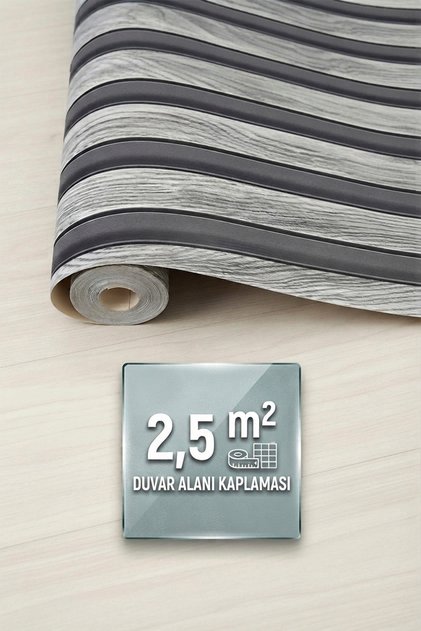 3d Effect 26902062 Lambri Ahşap Duvar Çıtası Desen D. Kağıdı 2,50 M² Ölçü 50 X 500 Cm