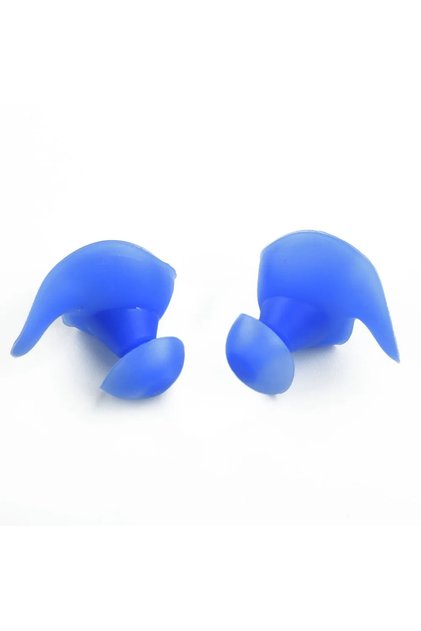 Blue 1Pair Waterproof Ear Plugs Swimming Silicone Earplugs Diving Adult Kids Ear Protector Water Spo