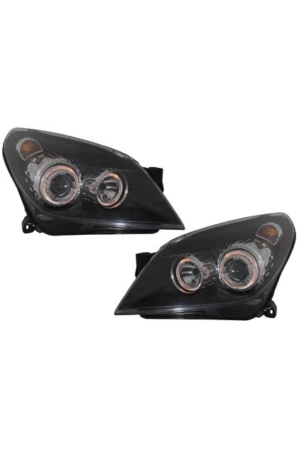 Faruri compatibile cu Opel Astra H 03.2004-2009 Angel Eyes 2 Halo Rims