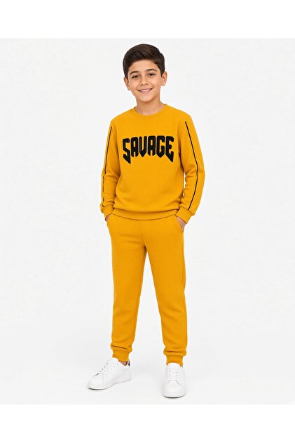 Savage Printed Boy's Suit