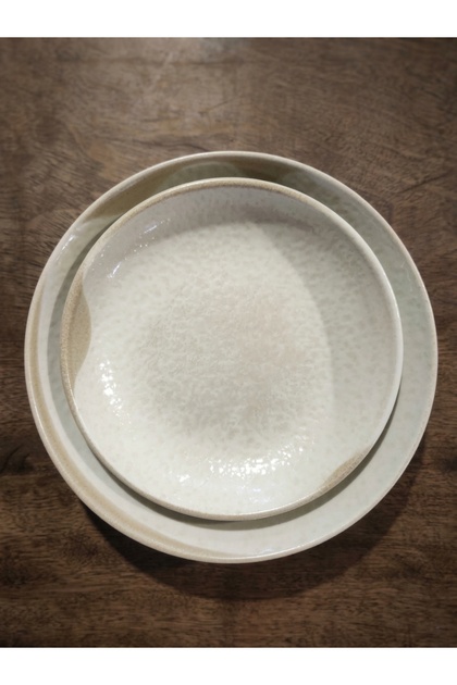 25 cm and 21 cm 2-Piece Pit Plate Set