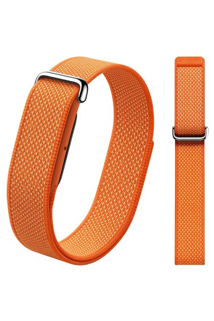 For Fitbit Air Orange Nylon Strap For Google Fitbit Air Ultra-Slim Feather-Light Breathable Quick Re