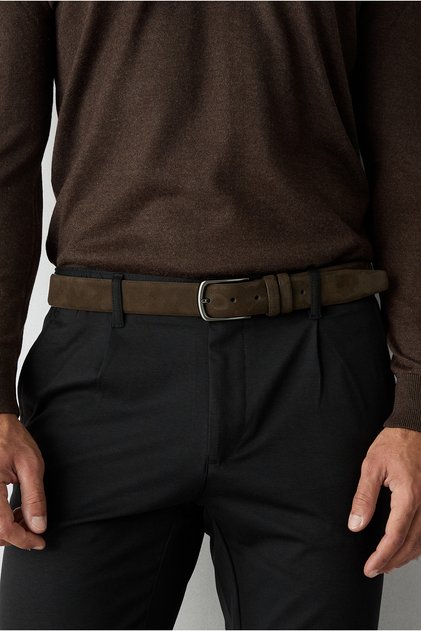 Genuine Leather Nubuck Belt