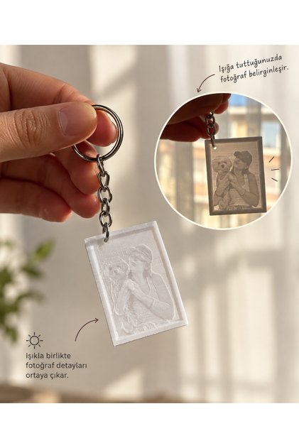 Kişiye Özel Fotoğraflı Anahtarlık – Fotoğraf Baskılı Anahtarlık