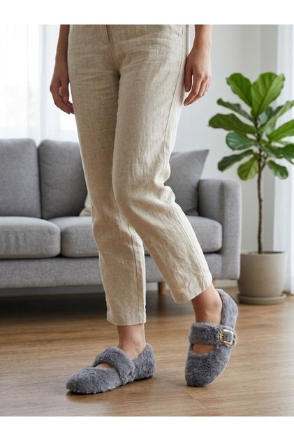 Soft Elastic Women's Home Slippers Winter Wool Inside Home Shoes Slippers Dowry Bundle Promise Engagement Shoes