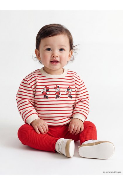 Set de colanți pentru fetițe cu imprimeu Minnie Mouse