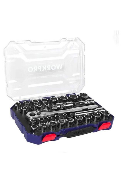 Wp202525 30 Piece 1/2'' Cr-V Metric/Inch Professional Socket Set