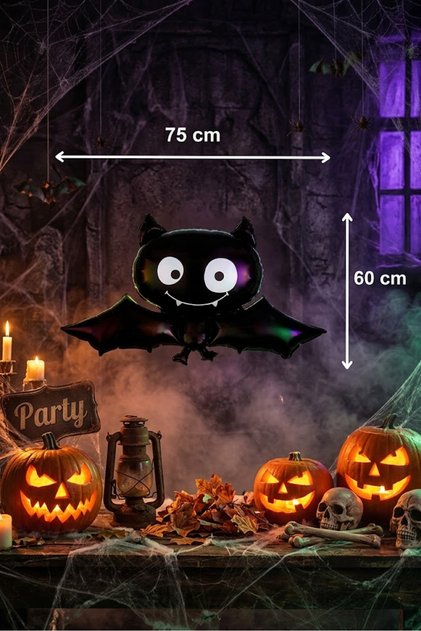 Bat Halloween Hallowen Party Foil Balloon