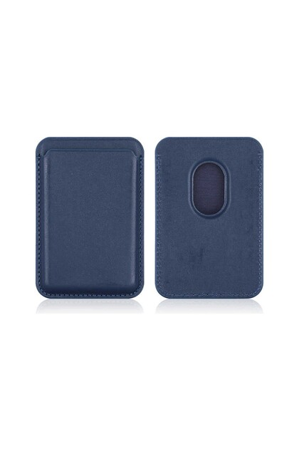 Leather Magsafe Cover Case Wallet Card Holder Compatible with Apple iPhone 12 / 13 / 14 / 15 / 16 / 17 Series