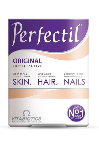 Vitabiotics Original Tablets | Triple Active Hair & Skin & Nails Support with Biotin & Zinc & Selenium & One-A-Day Beauty Formula | 30 Tablets