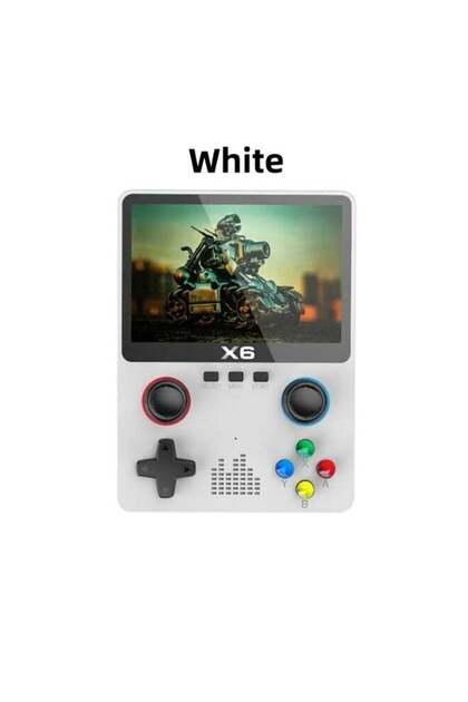 X6 Retro Handheld Game Console with 3.5-Inch LCD Screen, Built-In 10000+ Games