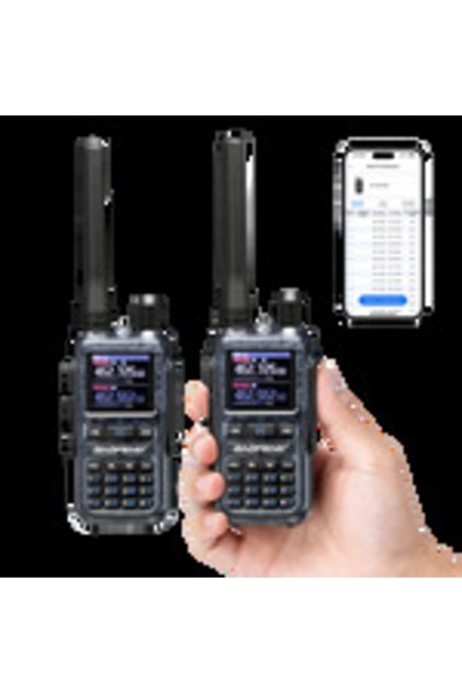 UV-5R Mini 5W Ραδιόφωνο Διπλής Ζώνης + Αεροπορικής Ζώνης με Bluetooth