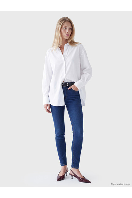 Vizyon New Season Indigo Jupiter Super Skinny Fit Women's Jean Pants