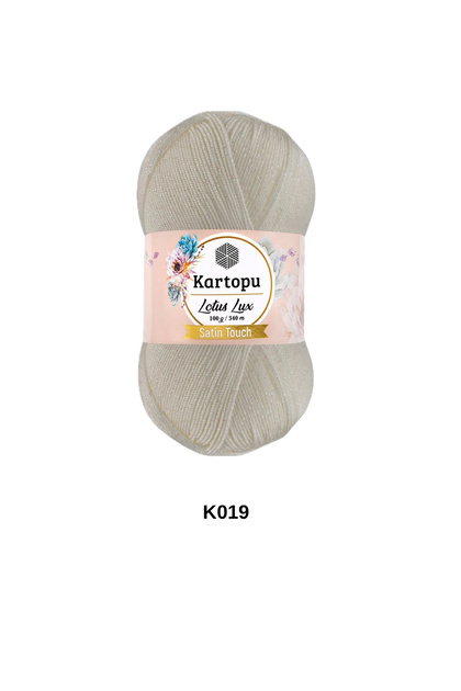 1 piece kartopu lotus lux 100 grams 340 meters microfiber anti-pilling acrylic 4% sim hand knitting yarn color: k019