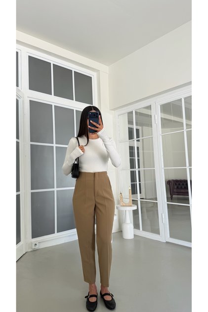 Yağ Yeşili ZR Model Havuç Pantolon GAUS-01997