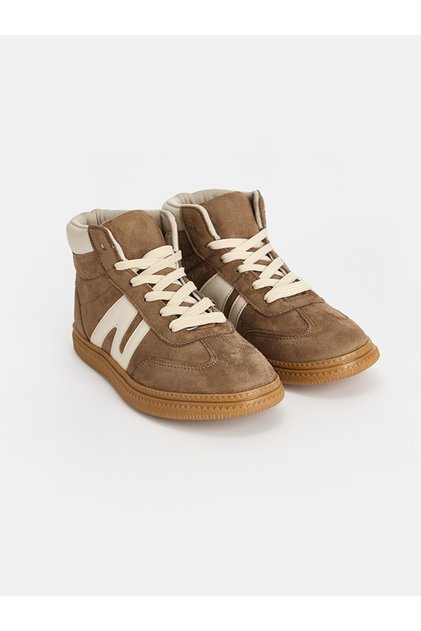 Suede Look Girls' Ankle Length Sports Shoes