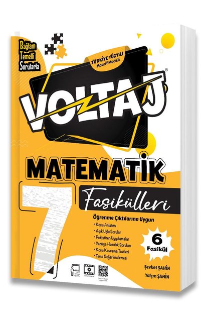 7.SNF VOLTAJ MATEMATİK FASİKÜLLERİ (6 FASİKÜL)