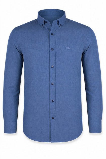7510 Blue Men's Shirt 27Kmt8000007