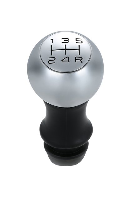 Vkemall Gear Shift Knob Shift Knob Chrome Head Lever Adapter Manual 5-Speed Transmission for Peugeot 106 206 207