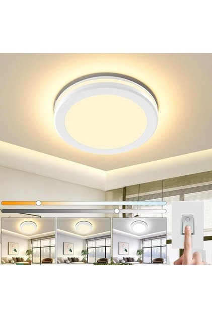 مصباح سقف، إضاءة LED 3000k/4000k/5000k، مصباح سقف مقاوم للماء IP65 للتركيب المسطح في غرفة النوم