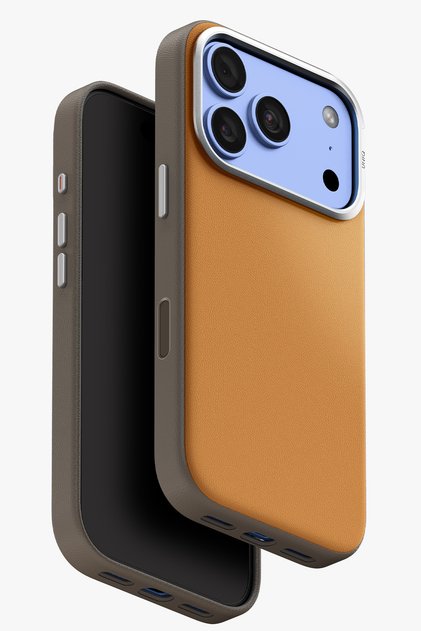 iPhone 18 Pro Case Lyden Ds Dual Tone Vegan Leather Magsafe Special Design Protective Stylish Cover