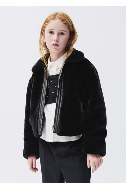 Girl's Furry Coat 7401