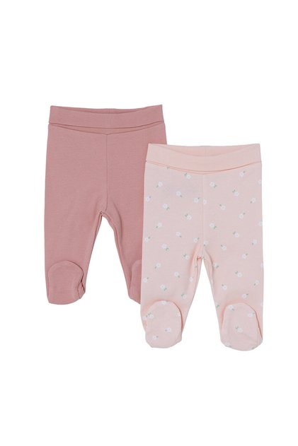 HelloBaby Kız Bebek 2li Alt Çiçek Baskılı Patikli