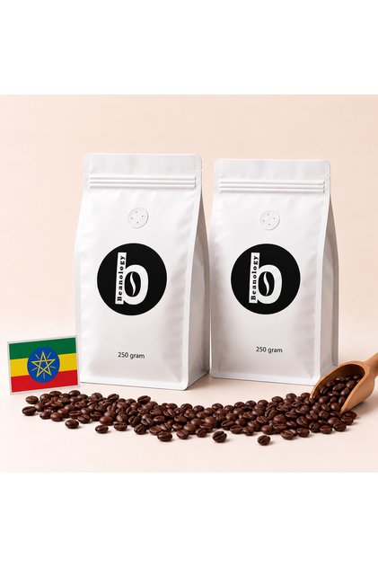 Best Seller: 500 gram Ethiopia Goji Medium Roast Coffee, Triple Pack (Notes: Nuts, Flower, froot flavor, and Chocolate)