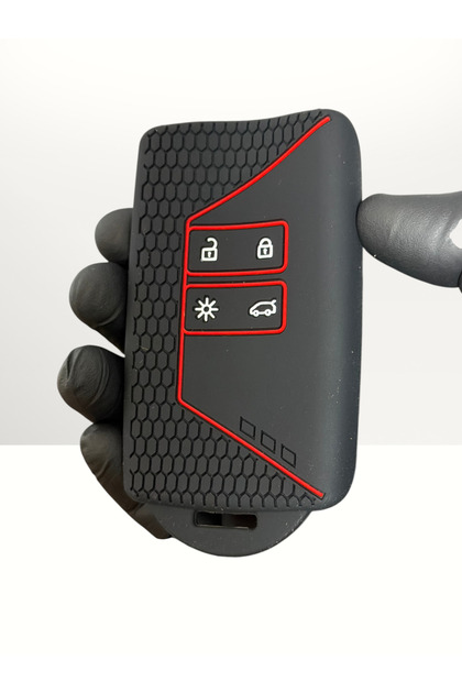 Renault Talisman Megane4 Xpress Dacia Duster Card 4-Button Honeycomb Patterned Key Remote Control Protection Case