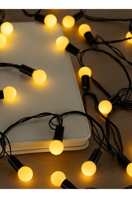 50-LED Bubble-Shaped String Lights - 7m Fairy Lights with BS/UK Plug for Indoor & Outdoor Decor