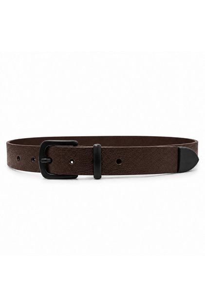 100% Genuine Leather Brown Women's Belt 3cm
