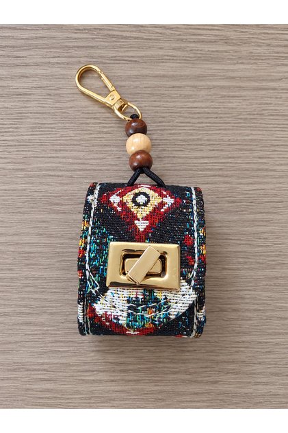 Dokuma Anahtarlık/Kulaklık Kılıfı/Çanta Aksesuarı