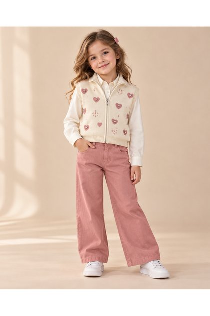 Girl's Vest 3-Piece Set